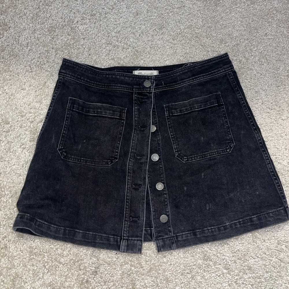 Madewell Button Skirt